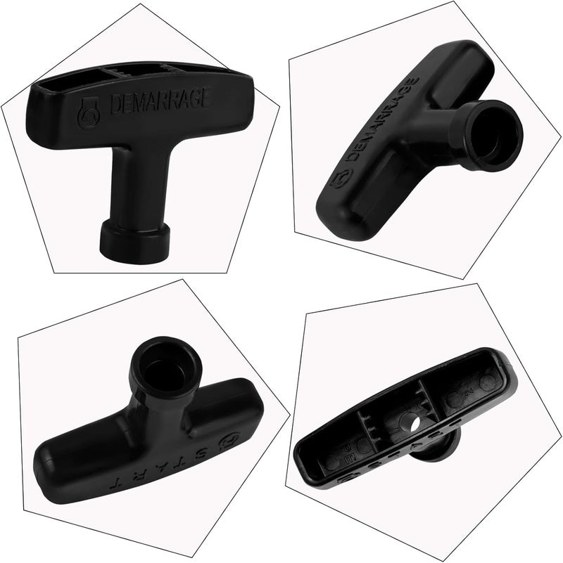 Ceukius 10 pcs Gasoline Engine Starter Handle Grip, Recoil Starter Pull Handle for Honda GX120 GX160 GX200 GX240 GX270 GX340 GX390 Lawn Mower Part - Image 4